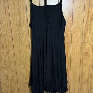 Cosmic Aura Asymmetrical Black Dress Size 2X NWT